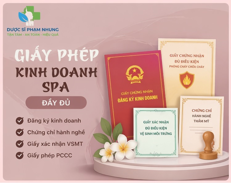 Giấy phép kinh doanh Spa