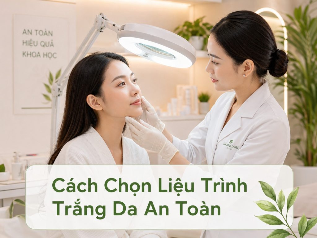 Hình ảnh làm trắng da mặt tại spa giá bao nhiêu