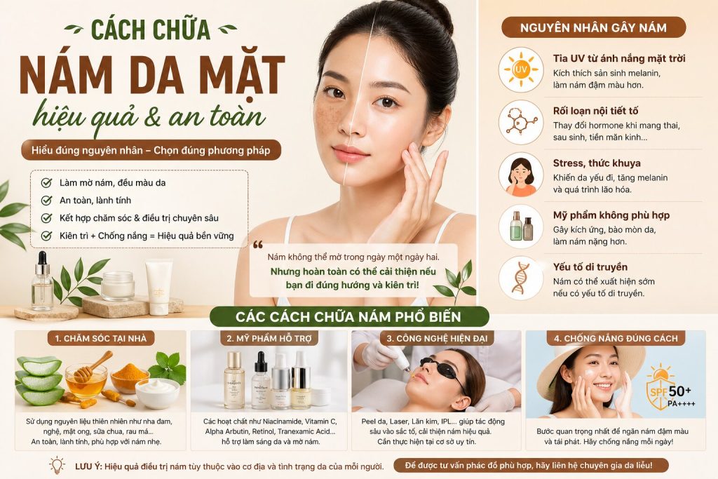 điều trị nám tàn nhang​