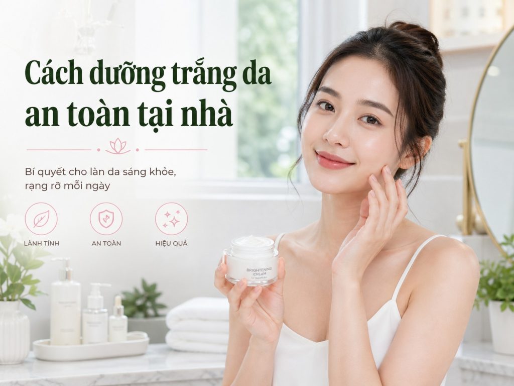 cách dưỡng trắng da
