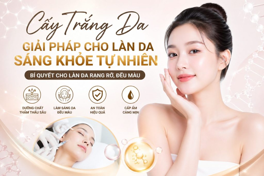 cấy trắng da