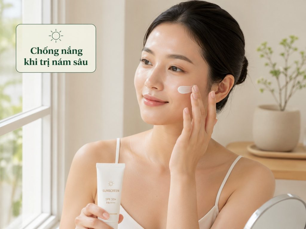 điều trị nám chân sâu