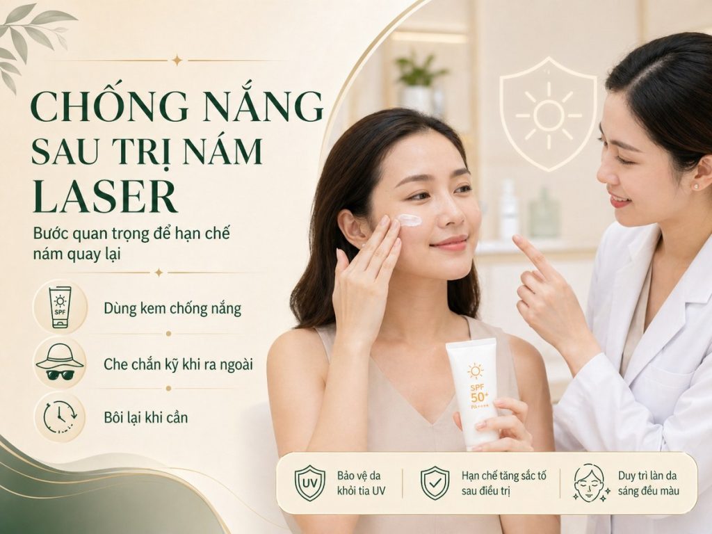 phác đồ điều trị nám bằng laser​