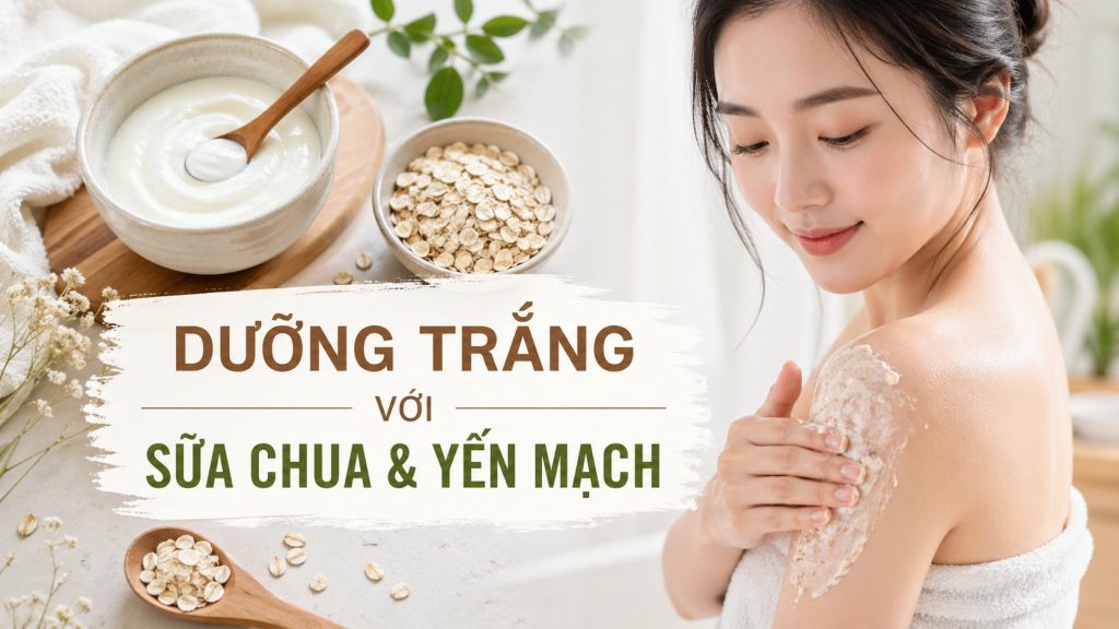 cách làm trắng da toàn thân tự nhiên