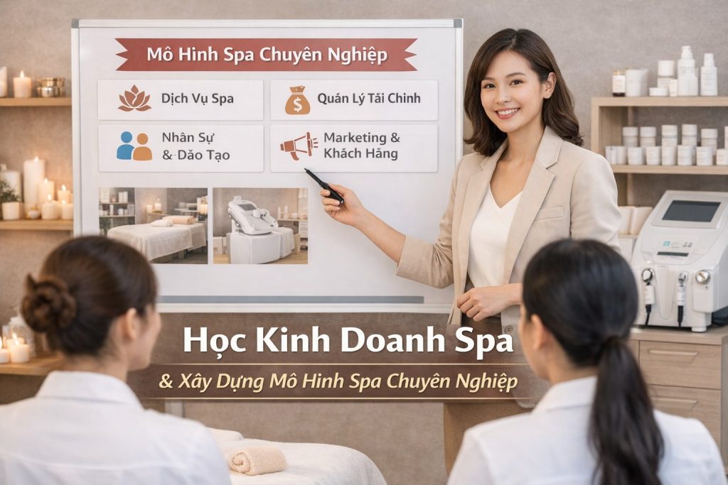học kinh doanh spa
