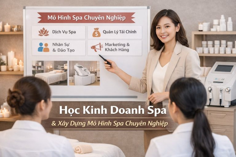 học kinh doanh spa