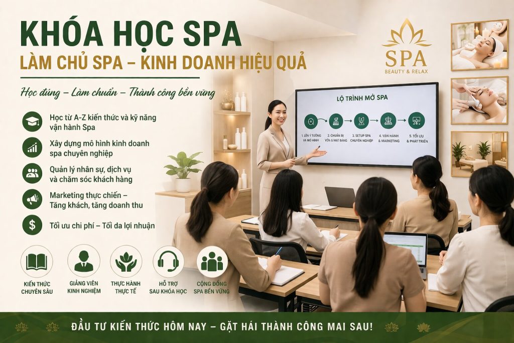 khoá học làm chủ spa