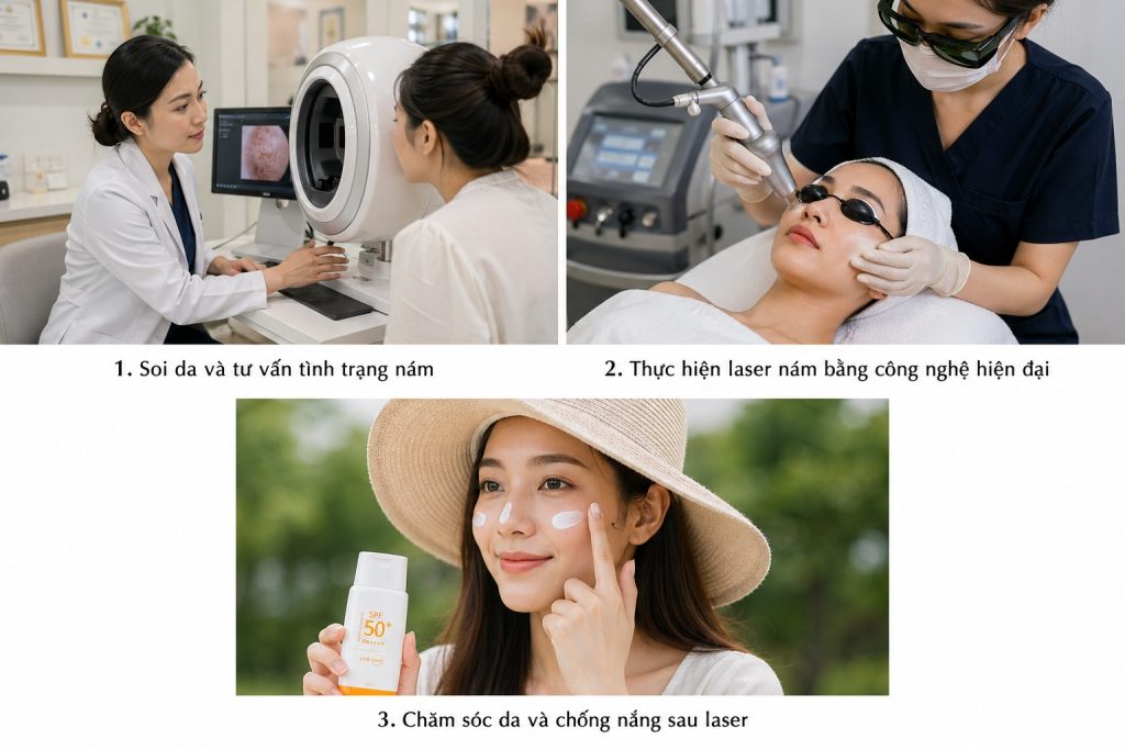 có nên điều trị nám bằng laser