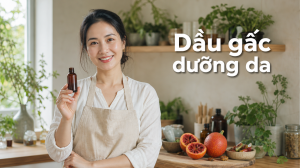 Dầu gấc dưỡng da | cách sử dụng dầu gấc làm đẹp da mặt