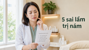 5 sai lầm trị nám