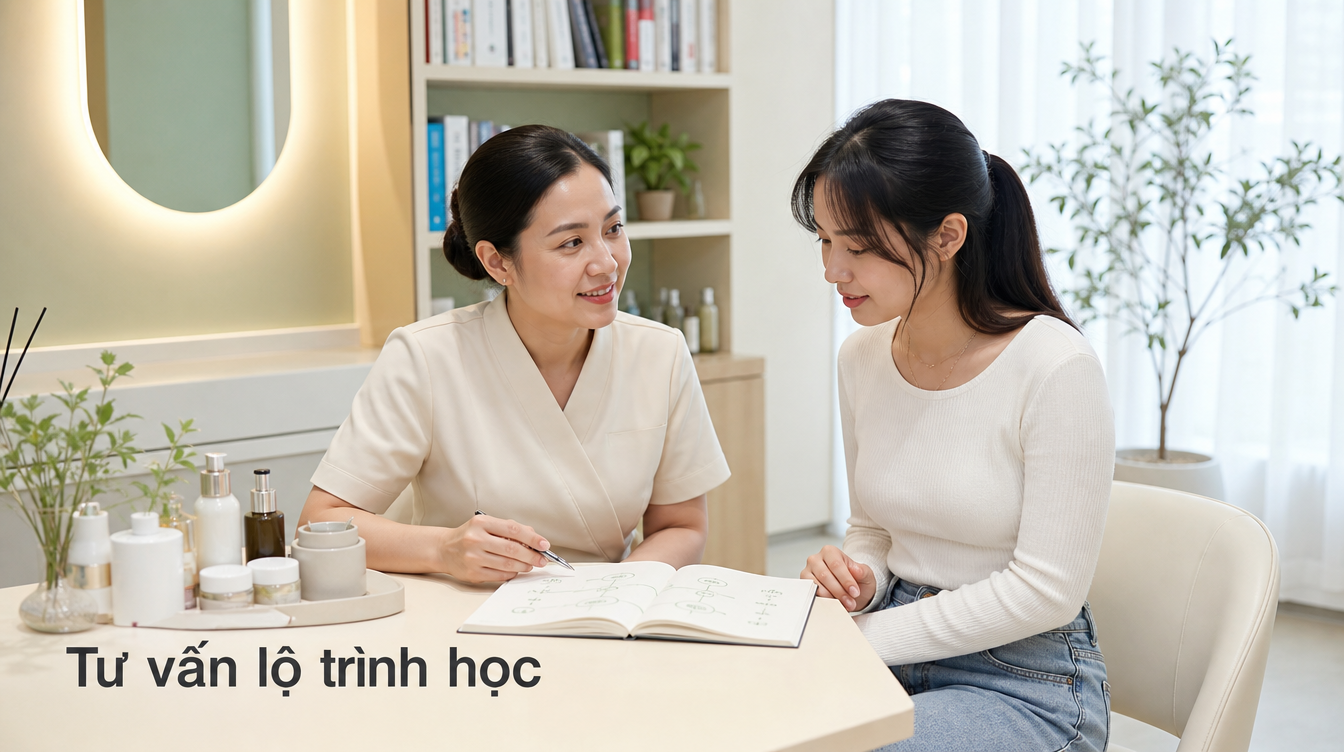 Tư vấn lộ trình học | học nghề spa