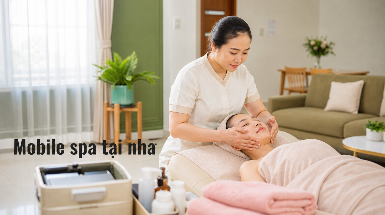 Mobile spa tại nhà | nghề tự do