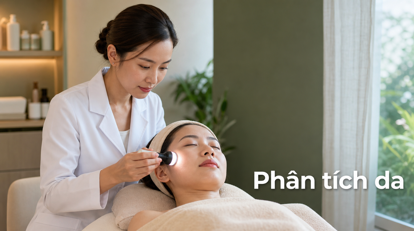 Phân tích da | khóa xóa nám mụn nanova