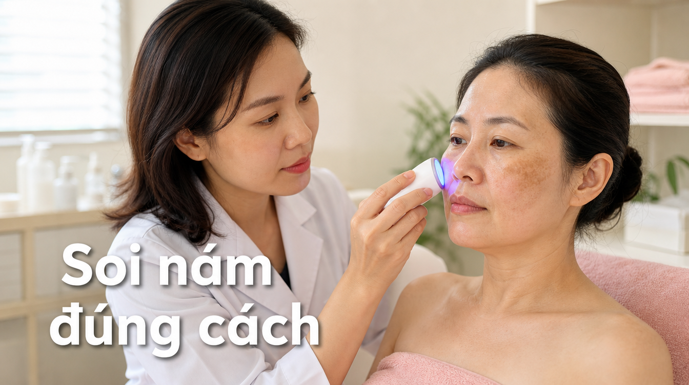 Soi nám đúng cách | cách chữa nám