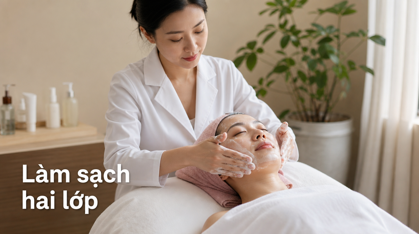 Làm sạch hai lớp | cách làm detox đẹp da