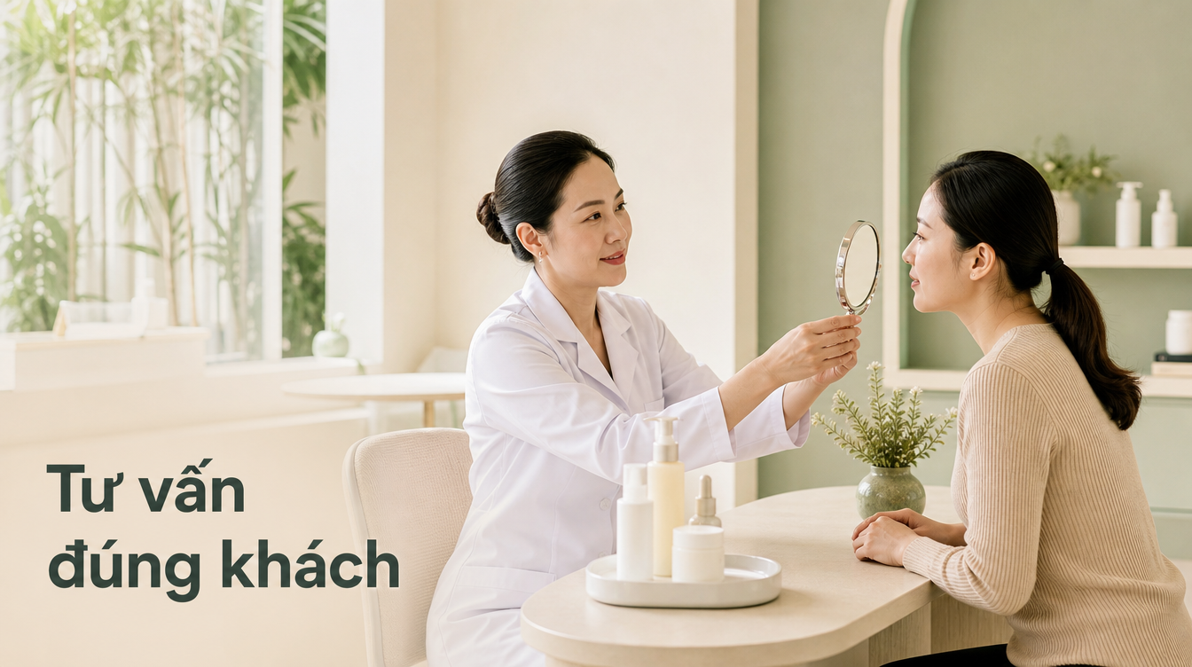 Tư vấn đúng khách | kinh doanh dịch vụ spa