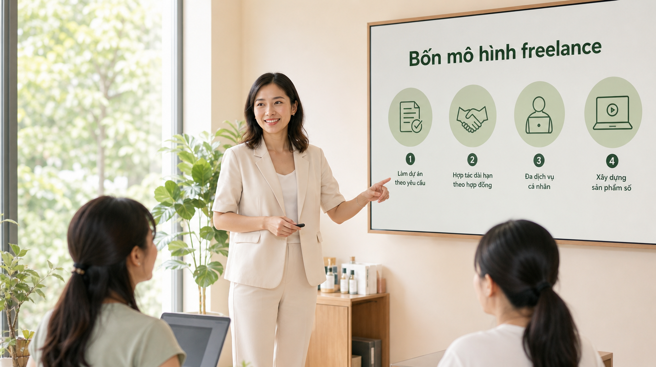 Bốn mô hình freelance | nghề tự do