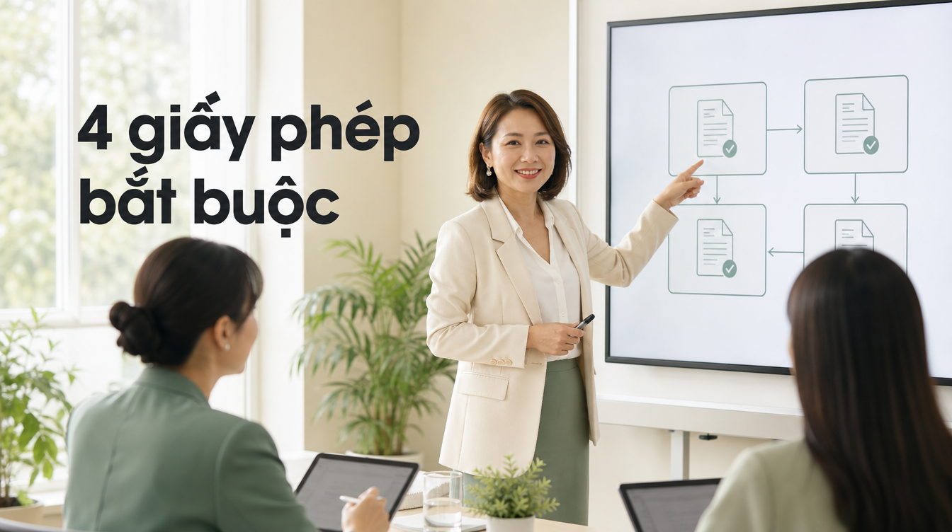 4 giấy phép bắt buộc | muốn mở spa cần bằng cấp gì