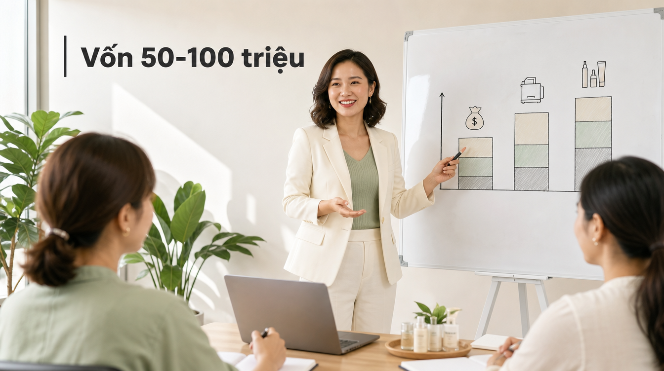 Vốn 50-100 triệu | kinh doanh nhỏ tại nhà