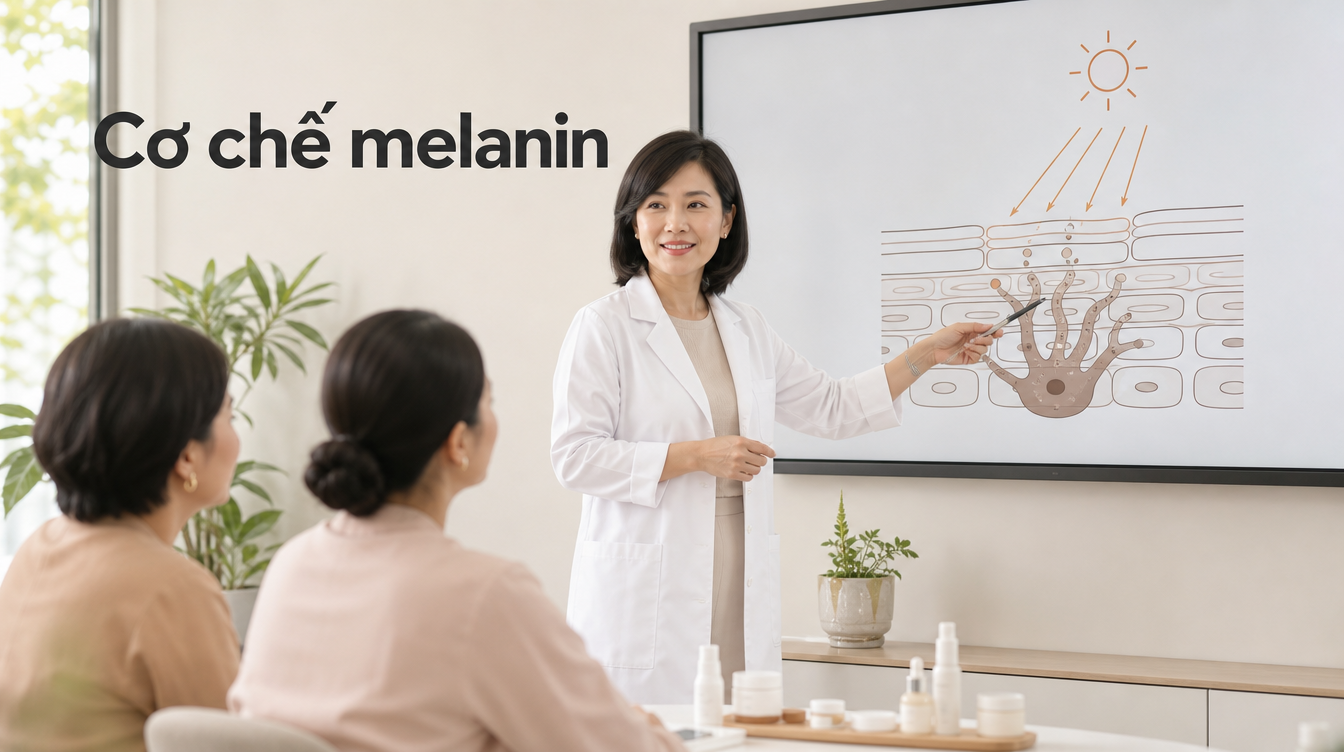 Cơ chế melanin | điều trị nám tàn nhang