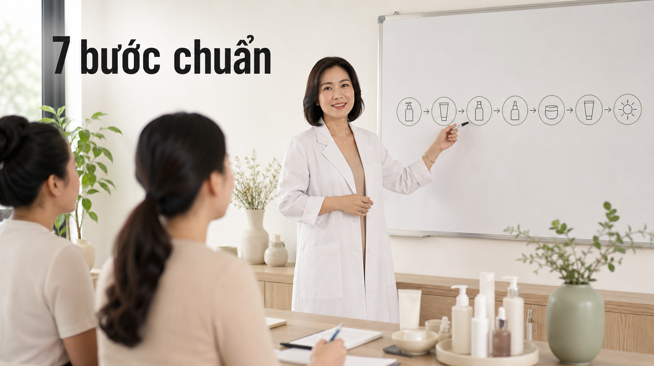 7 bước chuẩn | cách làm detox đẹp da