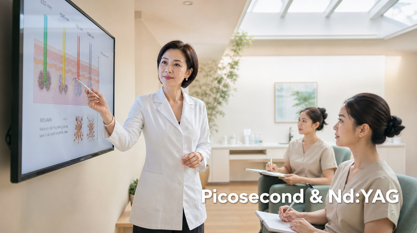 soi da kiểm tra để phân biệt nám và tàn nhang