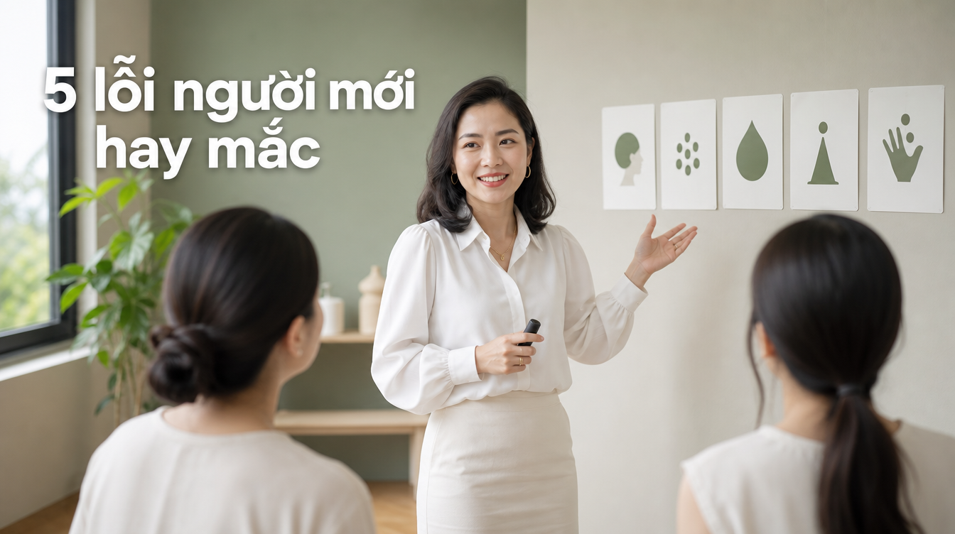 5 lỗi người mới hay mắc | kinh doanh nhỏ lẻ tại nhà