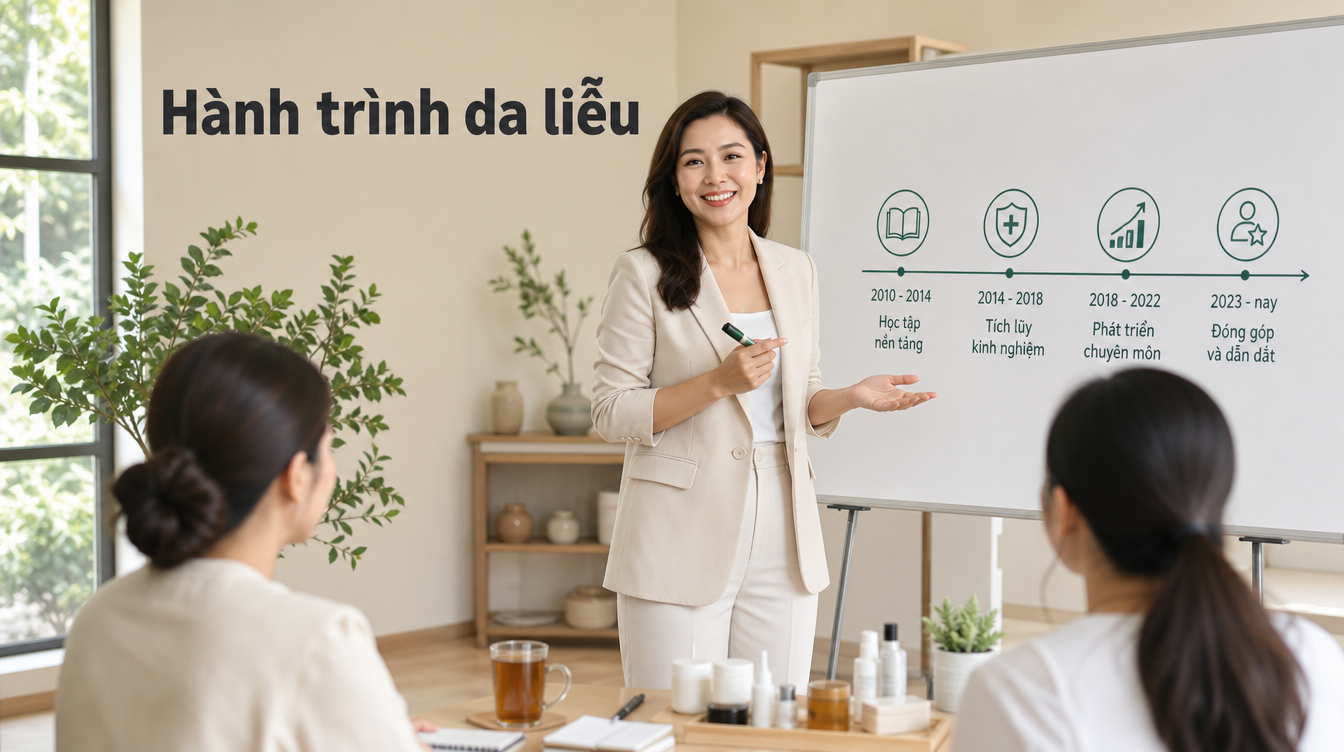 Hành trình da liễu | tiểu sử phạm nhung