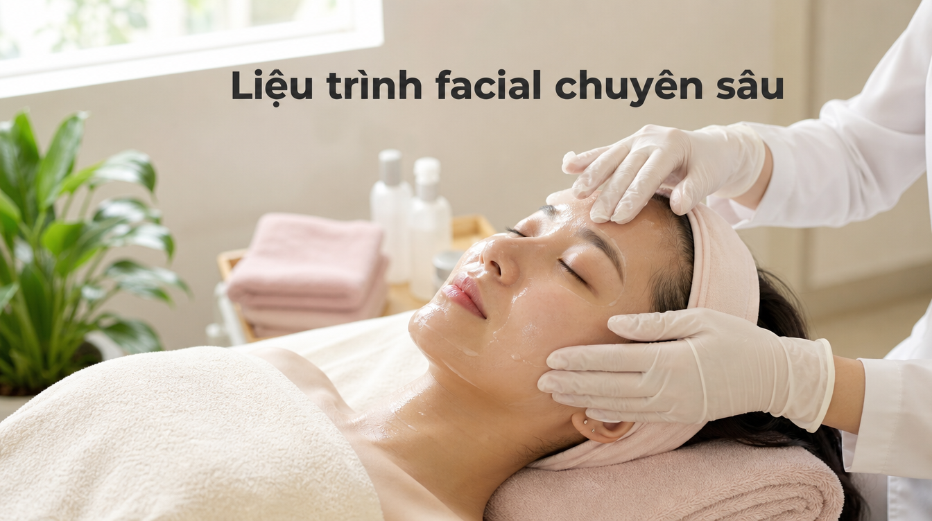 Liệu trình facial chuyên sâu | spa làm đẹp