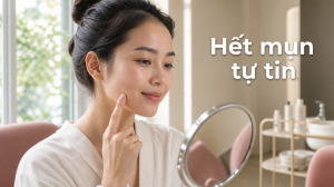 Hết mụn tự tin | làm sao để có da mặt đẹp không mụn