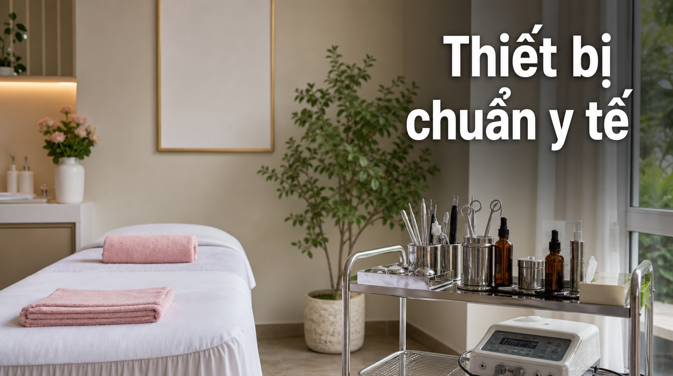 Thiết bị chuẩn y tế | muốn mở spa cần bằng cấp gì
