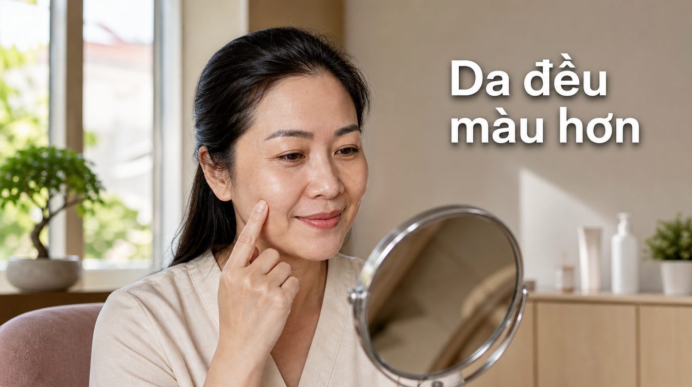 Da đều màu hơn | điều trị nám tàn nhang