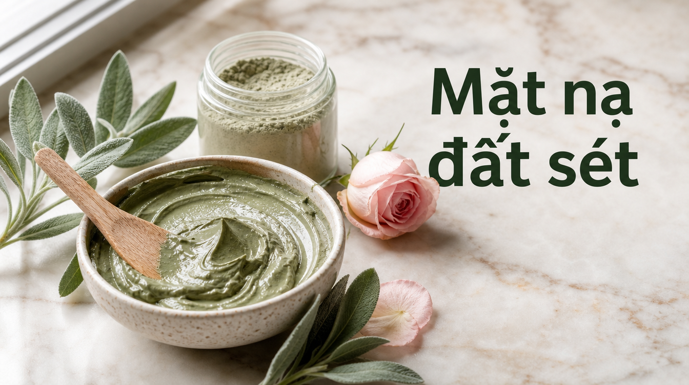 Mặt nạ đất sét | cách làm detox đẹp da