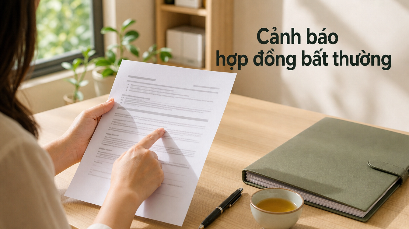 Cảnh báo hợp đồng bất thường | làm nghề spa lương bao nhiêu