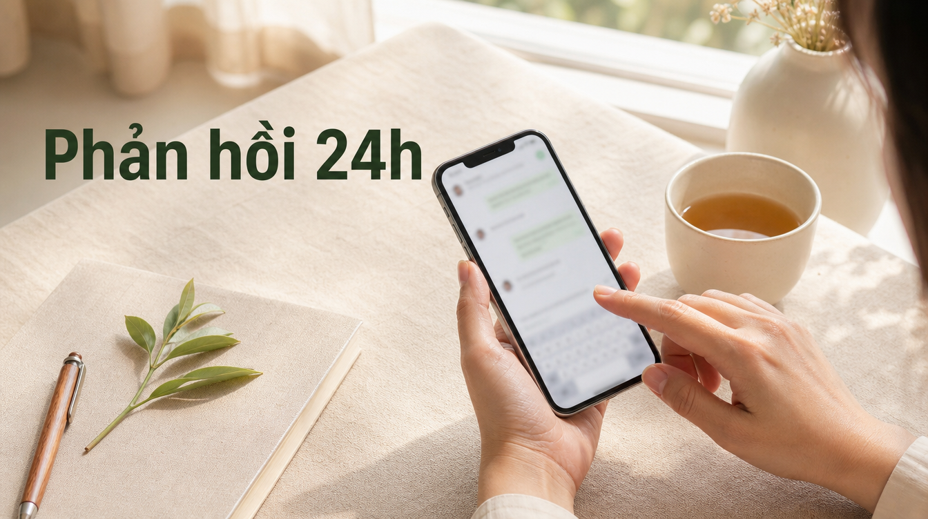 Phản hồi 24h | liên hệ nanova group