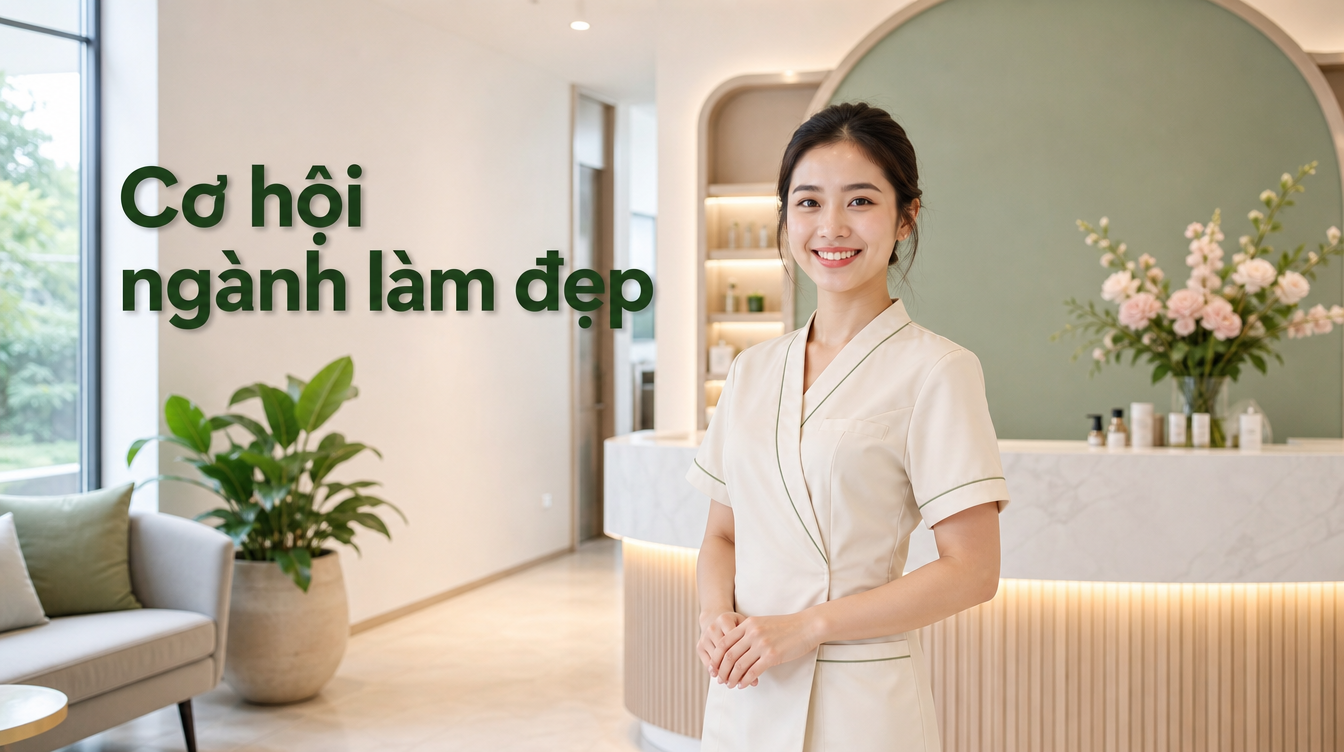 Cơ hội ngành làm đẹp | học nghề spa