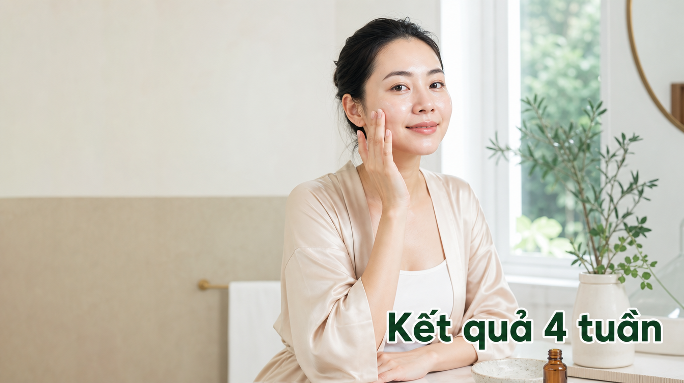 Kết quả 4 tuần | cách làm detox đẹp da