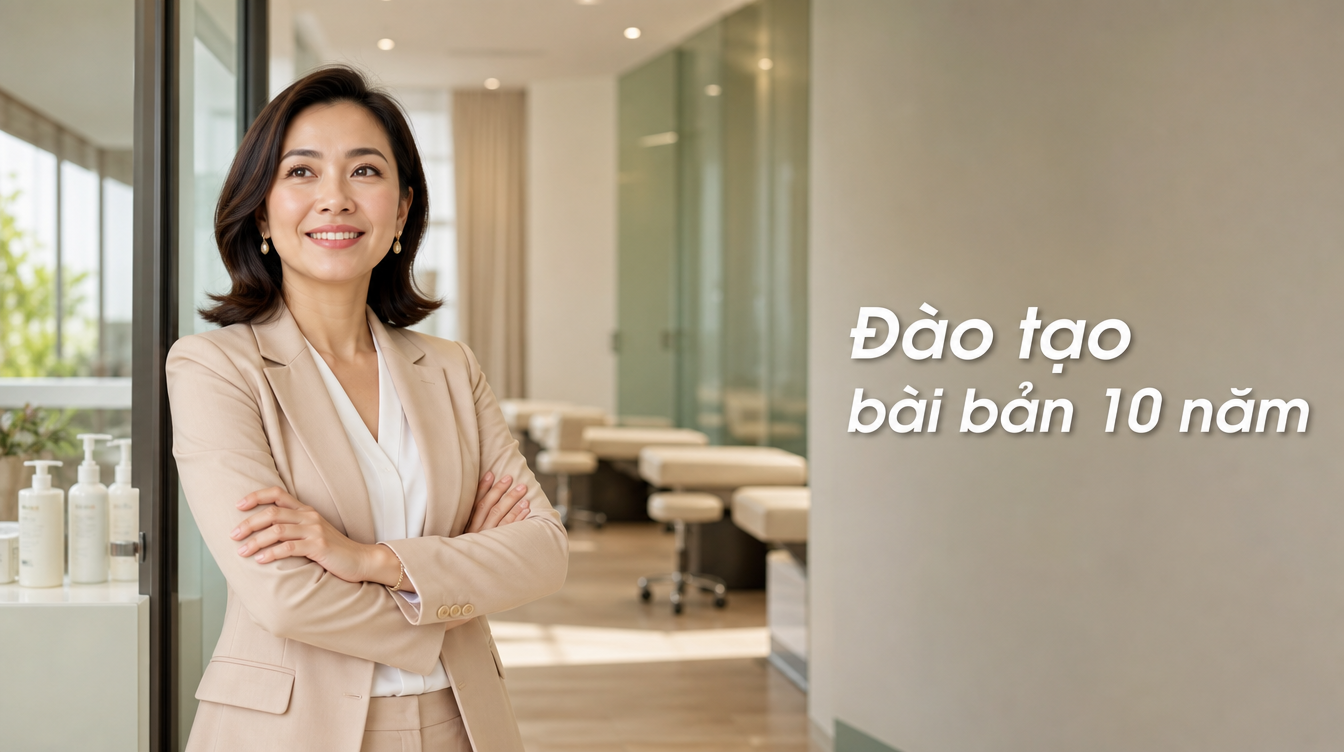 Đào tạo bài bản 10 năm | dạy nghề spa