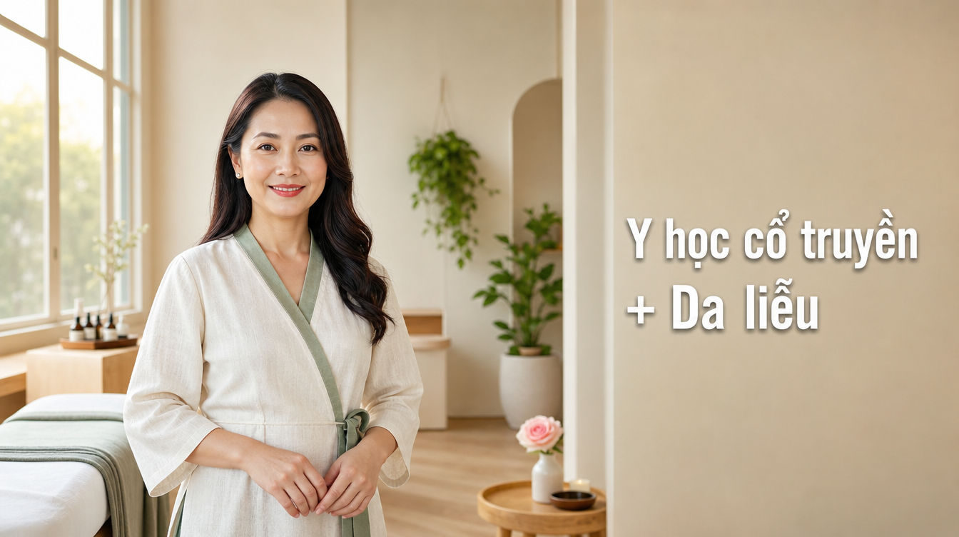 Y học cổ truyền + Da liễu | bấm huyệt làm đẹp da mặt
