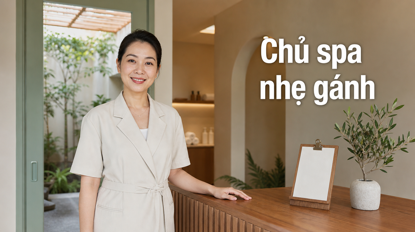 chủ spa quản lý vận hành spa hiệu quả