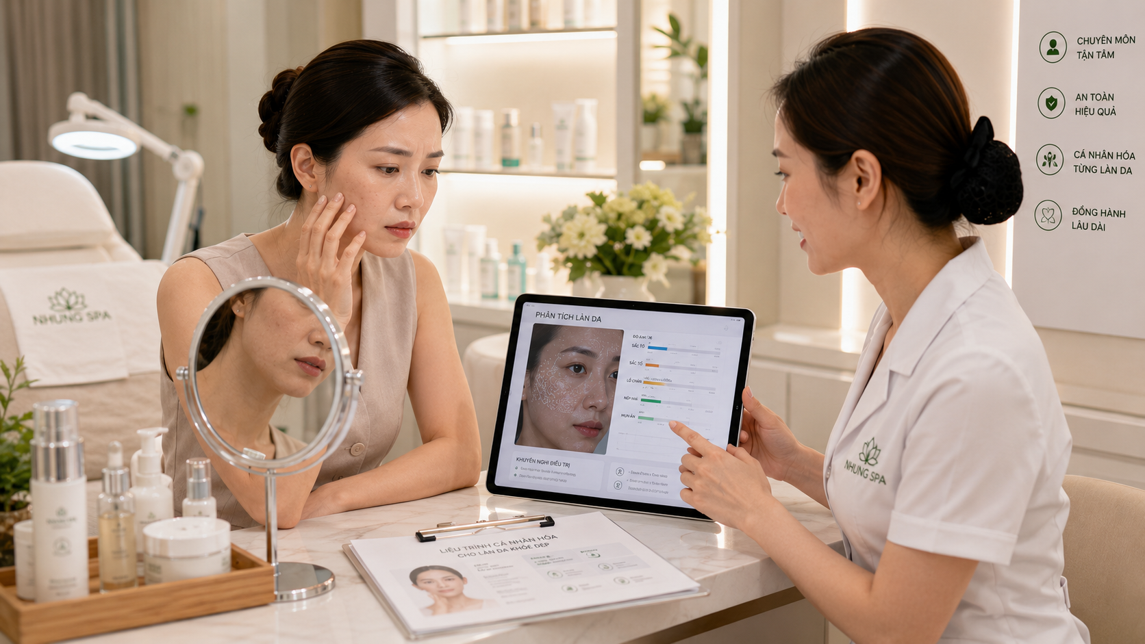 Khách hàng điển hình spa trị nám từ 28-40 tuổi